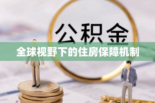 望都全球视野下的住房保障机制
