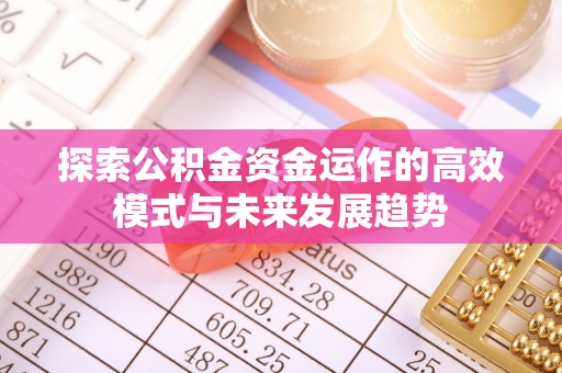 望都探索公积金资金运作的高效模式与未来发展趋势