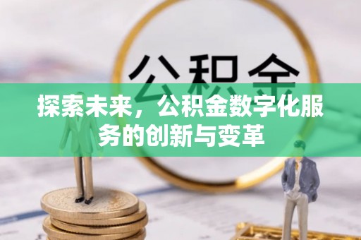 望都探索未来，公积金数字化服务的创新与变革
